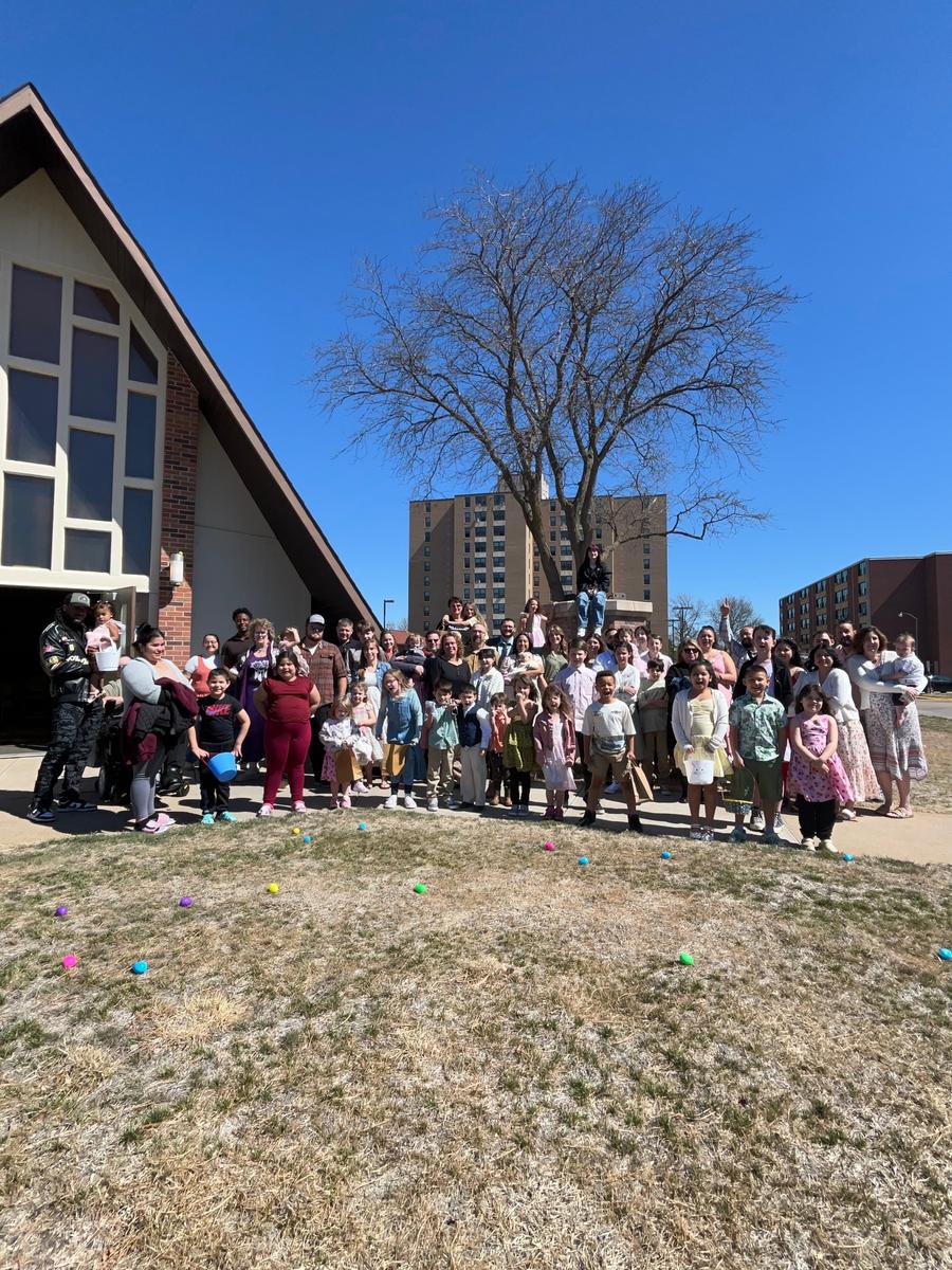The Heartland Springs community after Easter service